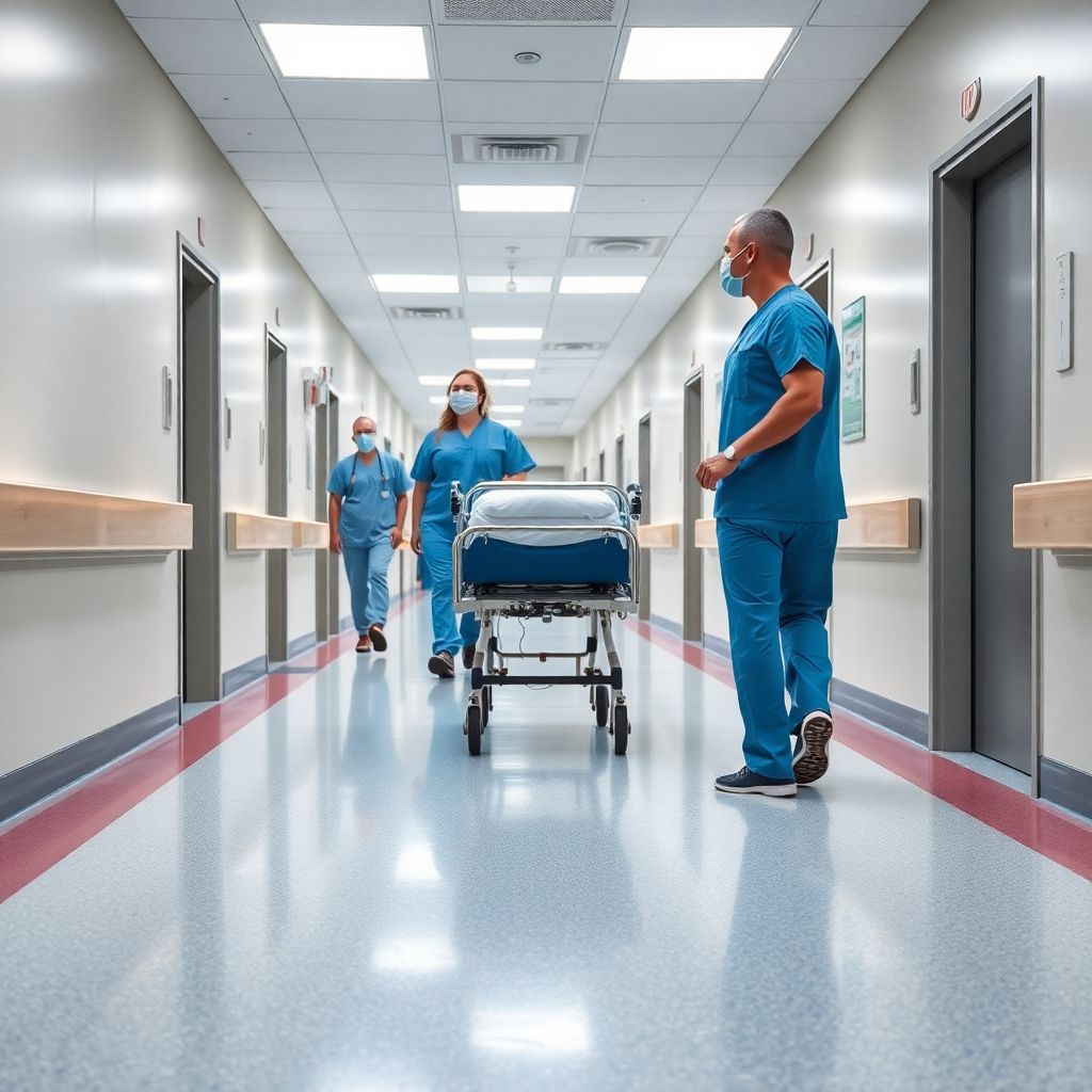 Piso Antibacterial para Hospitales