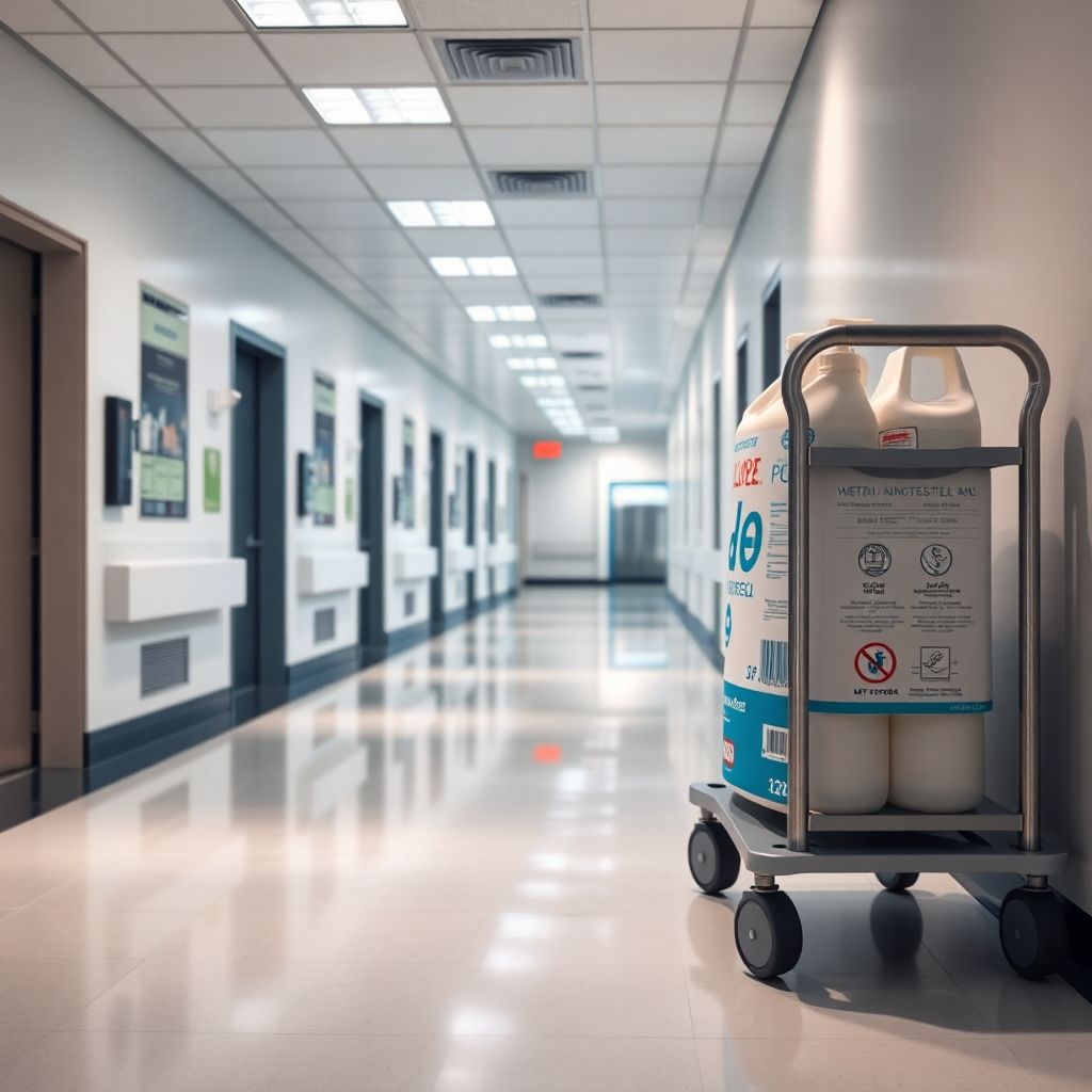 Piso Antibacterial para Hospitales