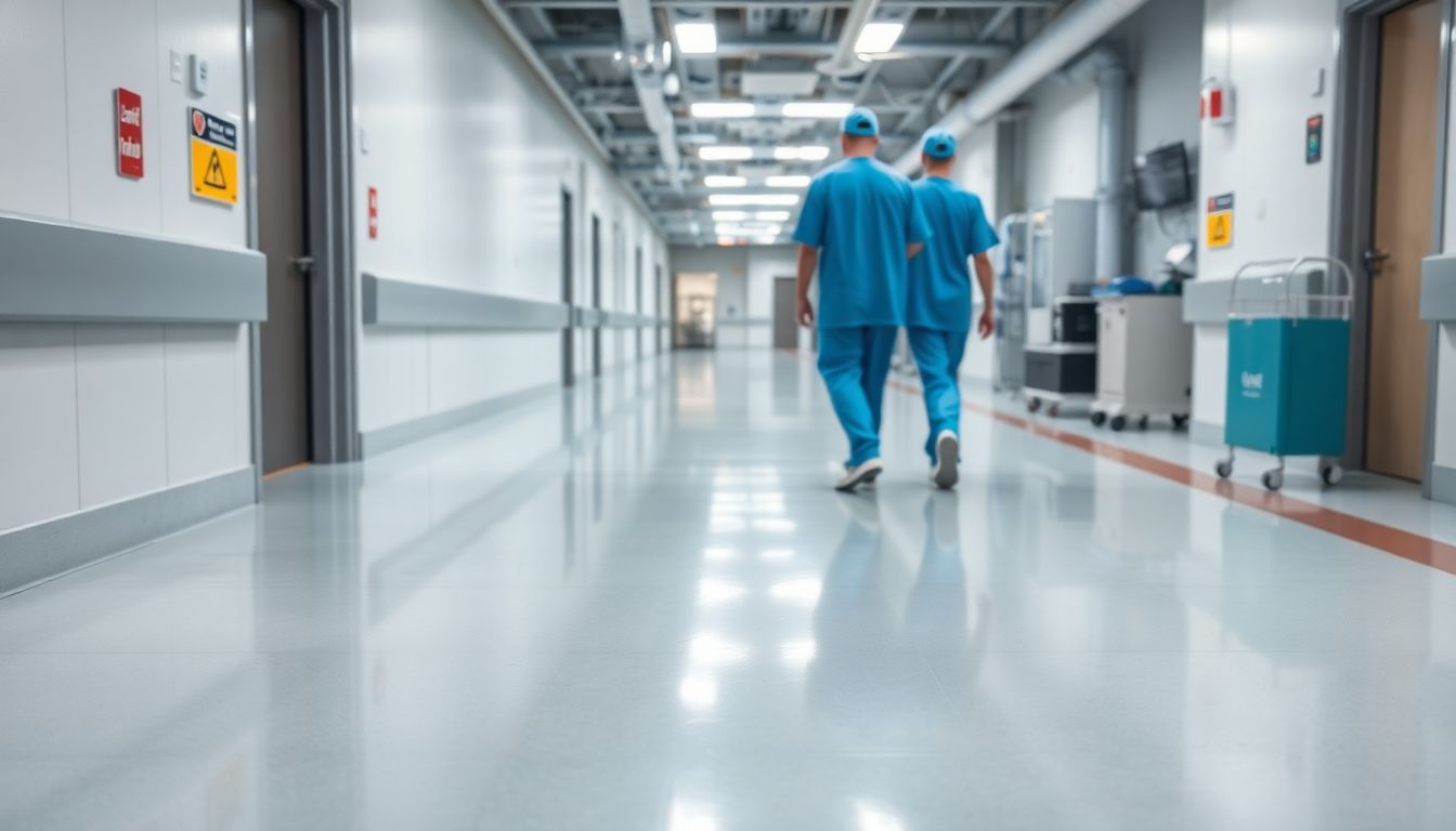 Piso Antibacterial para Hospitales